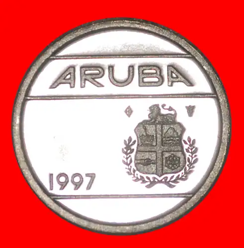 * NIEDERLANDE (1986-2020): ARUBA ★ 5 CENT 1997 STG STEMPELGLANZ!   * NETHERLANDS: ARUBA ★