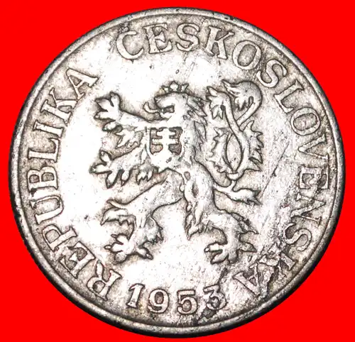 * UdSSR (1953-1954): TSCHECHOSLOWAKEI ★ 25 HELLER 1953! * USSR: CZECHOSLOVAKIA ★