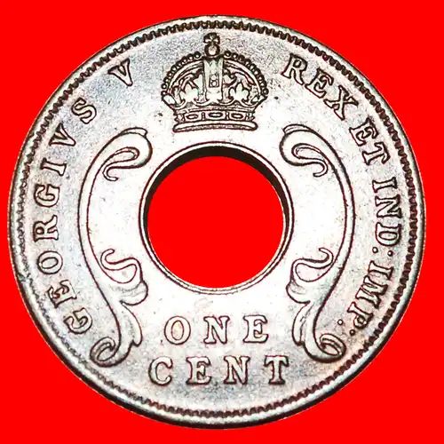 ~ 2 VERKAUFT ~ GROSSBRITANNIEN (1922-1935): OSTAFRIKA ★ 1 CENT 1923! GEORG V. (1911-1936) ~ 2 SOLD ~ GREAT BRITAIN (1922-1935): EAST AFRICA ★