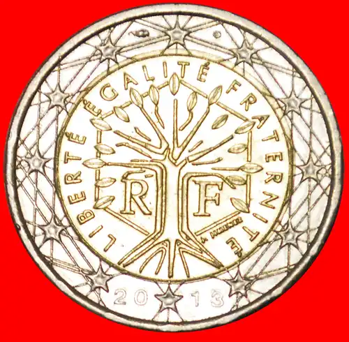 * LEBENSBAUM (2007-2021): FRANKREICH ★ 2 EURO 2013 uSTG STEMPELGLANZ! * TREE OF LIFE: FRANCE ★