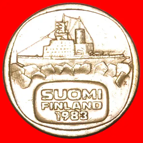 * SCHIFFEISBRECHER (1979-1993): FINNLAND ★ 5 MARK 1983K! * SHIP ICEBREAKER: FINLAND ★