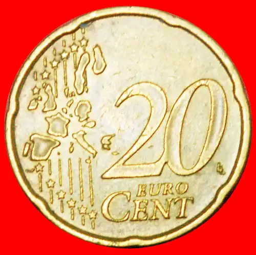 * SPANISCHE BLUMEE: DEUTSCHLAND ★ 20 EURO CENT 2006D NORDISCHES GOLD! * SPANISH ROSE: GERMANY ★  NORDIC GOLD ~ SOWER ERROR!