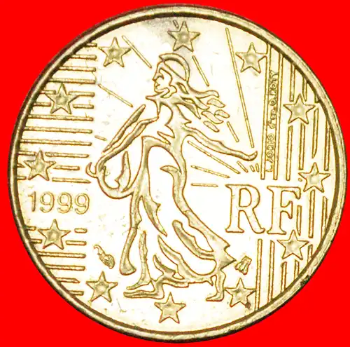 * SÄER FEHLER: FRANKREICH ★ 10 EURO CENT 1999 NORDISCHES GOLD! * SOWER ERROR: FRANCE ★ NORDIC GOLD! 