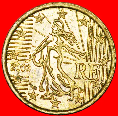 * SÄER FEHLER: FRANKREICH ★ 10 EURO CENT 2003 NORDISCHES GOLD! * SOWER ERROR: FRANCE ★ NORDIC GOLD! 