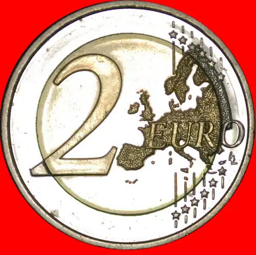 * GEFÜLLT ’R’: ZYPERN ★ 2 EURO 2008 STG STEMPELGLANZ! UNVERÖFFENTLICHT!  * FILLED 'R': CYPRUS ★ 2 EURO 2008 UNC MINT LUSTRE! UNPUBLISHED!