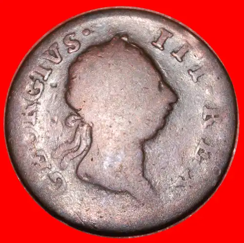 * GROSSBRITANNIEN (1766-1769): IRLAND ★ 1/2 PENNY 1766 GEORG III. (1760-1801)!  * GREAT BRITAIN (1766-1769): IRELAND ★ 