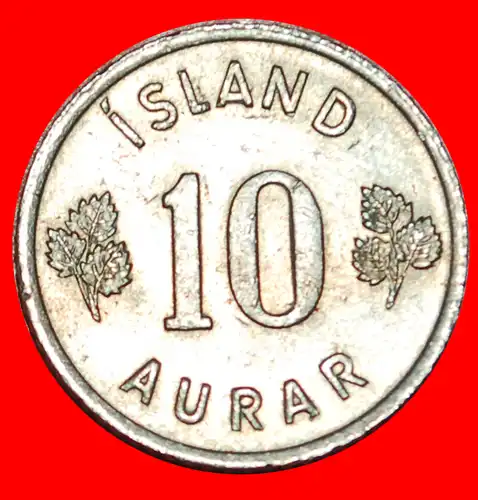 * GROSSBRITANNIEN BIRKE (1946-1969): ISLAND ★ 10 OERE 1966! uSTG STEMPELGLANZ!  * GREAT BRITAIN: ICELAND ★ 