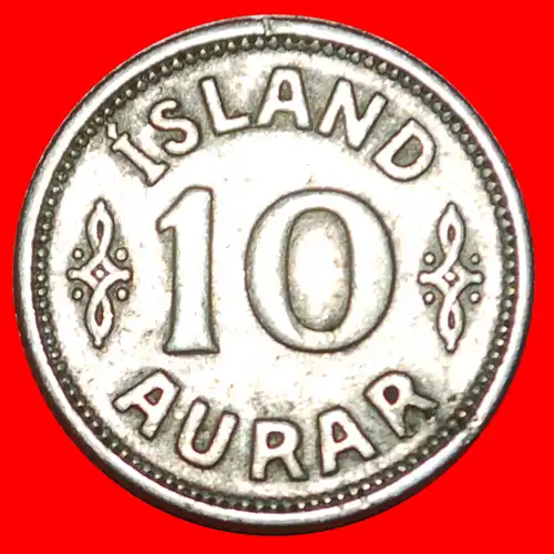 * DÄNEMARK (1922-1940): ISLAND ★ 10 OERE 1923 UNGEWÖHNLICH!   * DENMARK: ICELAND ★ 10 ORE 1923 UNCOMMON!