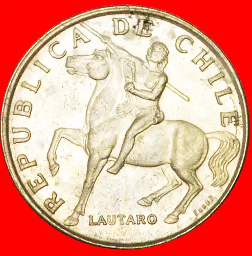 * LAUTARO (1534-1557): CHILE ★ 5 ESCUDO 1971! 