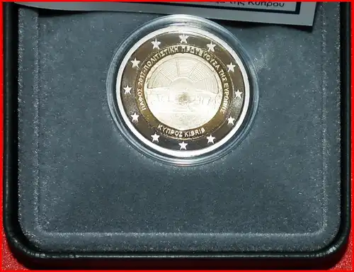 * GRIECHENLAND: ZYPERN 2 € gemeinsame Gedenkmünze 2017 PP PAPHOS! * GREEECE: CYPRUS, CHYPRE 2 €  2017 PROOF PAPHOS!