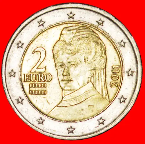 * BERTHA VON SUTTNER 1843-1914: ÖSTERREICH ★ 2 EURO 2011!  * AUSTRIA  ★