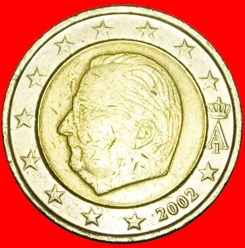 * ALBERT II. (1993-2013): BELGIEN ★ 2 EURO 2002!  * BELGIUM ★ 
