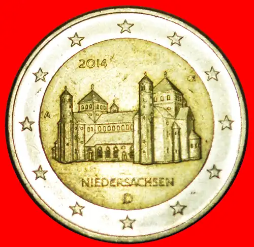 * NIEDERSACHSEN: DEUTSCHLAND ★ 2 EURO 2014A!  *  GERMANY ★