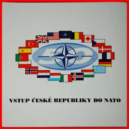 * NATO 1949: TSCHECHISCHE REPUBLIK ★ KMS 1999 (9 MÜNZEN) STG STEMPELGLANZ SELTEN! * CZECH REPUBLIC ★ MINT SET 1999 (9 COINS) RARE! 
