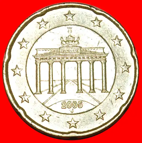 * NORDISCHES GOLD (2002-2007): DEUTSCHLAND ★ 20 EURO CENT 2005J!  * NORDIC GOLD: GERMANY ★