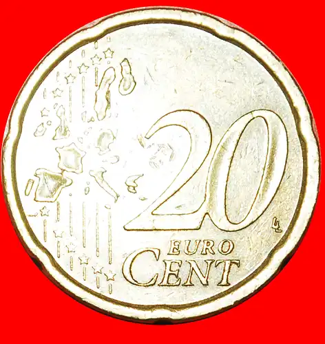 * NORDISCHES GOLD (1999-2006): SPANIEN ★ 20 EURO CENT 2001 Cervantes (1547-1616)!  * NORDIC GOLD: SPAIN ★