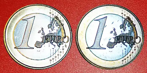 * BEIDE TYPEN: SPANIEN ★ 1 EURO 2016 STG STEMPELGLANZ! * BOTH TYPES: SPAIN ★ 1 EURO 2016 MINT LUSTRE! DISCOVERY SET!