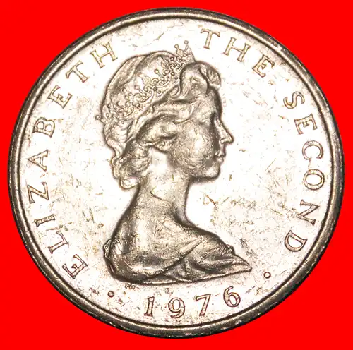 * GROSSBRITANNIEN (1976-1979): INSEL MAN ★ 10 PENCE 1976 TRISKELE! ELISABETH II. (1953-2022) * GREAT BRITAIN: ISLE OF MAN ★