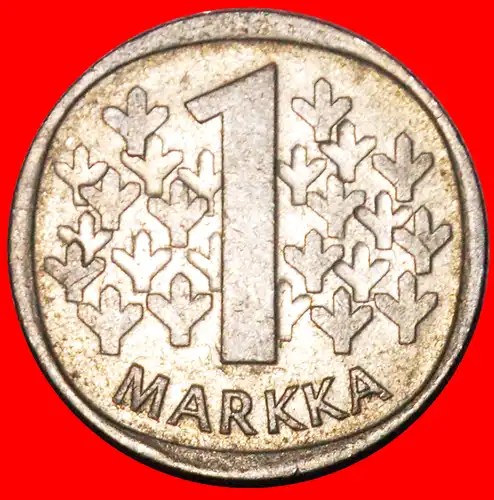 * LÖWE (1969-1993): FINNLAND ★ 1 MARK 1987M!   * LION: FINLAND ★  UNCOMMON!