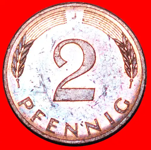 * ROGGEHREN (1967-2001): DEUTSCHLAND ★ 2 PFENNIG 1979J STEMPEL 3+B! VZGL STEMPELGLANZ! * RYE EARS (1967-2001): GERMANY ★ 2 PFENNIGS 1979J DIES 3+B! MINT LUSTRE!