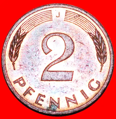 * ROGGEHREN (1967-2001): DEUTSCHLAND ★ 2 PFENNIG 1983J STEMPEL 4+B! VZGL STEMPELGLANZ! * RYE EARS (1967-2001): GERMANY ★ 2 PFENNIGS 1983J DIES 4+B! MINT LUSTRE!