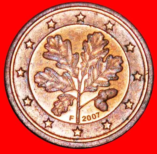 * EICHE (2002-2022): DEUTSCHLAND ★ 2 EURO CENT 2007F! * OAK: GERMANY ★ 