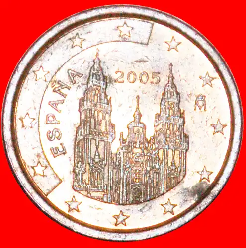 * DOM (1999-2009):  SPANIEN ★  2 EURO CENT 2005!  * CATHEDRAL: SPAIN ★