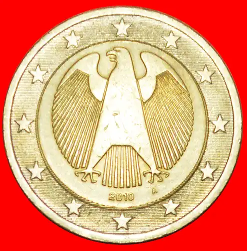 * NICHT-PHALLISCHE TYP (2008-2022): DEUTSCHLAND ★ 2 EURO 2010A!  * NON-PHALLIC TYPE: GERMANY ★ 