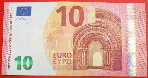 * NEUES EUROPA russisch TYP: ITALIEN ★ 10 EURO 2014 PRÄFIX SE S002F2! KFR!!! KNACKIG!  * NEW EUROPE TYPE for russia (ex. the USSR): ITALY ★ 