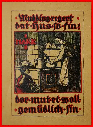 * SCHLESWIG-HOLSTEIN: DEUTSCHLAND PRIES-FRIEDRICHSORT ★ 1 MARK (1922) VZGL KNACKIG!     *  GERMANY  ★ 