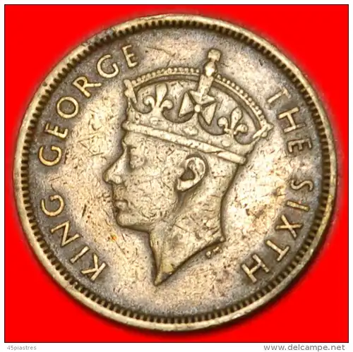 * GROSSBRITANNIEN (1948-1951)★ HONGKONG ★ 10 CENT 1949! GEORG VI. (1937-1952) * GREAT BRITAIN: HONG KONG ★ 