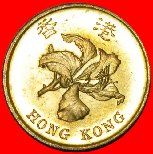 * GROSSBRITANNIEN BLUME (1993-2017): HONGKONG ★ 50 CENT 1998 uSTG!  * GREAT BRITAIN: HONG KONG ★ 