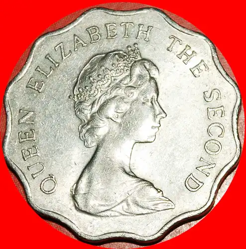 * GROSSBRITANNIEN LÖWE (1975-1984): HONGKONG ★ 2 DOLLAR 1975! ELISABETH II. (1953-2022) * GREAT BRITAIN: HONG KONG ★ 