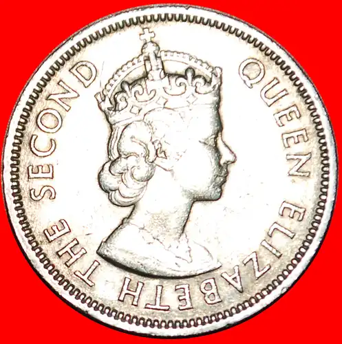 * GROSSBRITANNIEN (1958-1970): HONGKONG ★ 50 CENT 1963H! ELISABETH II. (1953-2022) * GREAT BRITAIN: HONG KONG ★ 