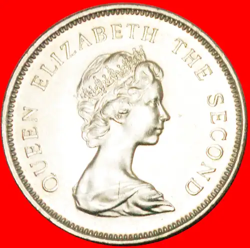 * GROSSBRITANNIEN (1978-1980): HONGKONG ★ 1 DOLLAR 1978 ELISABETH II. (1953-2022) LÖWE STG STEMPELGLANZ!  * GREAT BRITAIN: HONG KONG ★ 