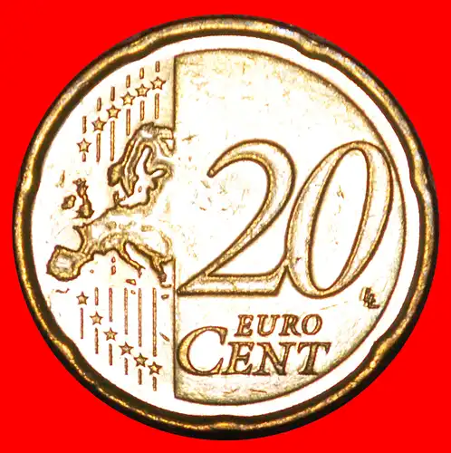 * GRIECHENLAND (2008-2021): ZYPERN ★ 20 CENT 2014! SCHIFF NORDISCHES GOLD uSTG STEMPELGLANZ! INTERESSANTES JAHR!  * GREECE: CYPRUS ★UNCOMMON YEAR! 