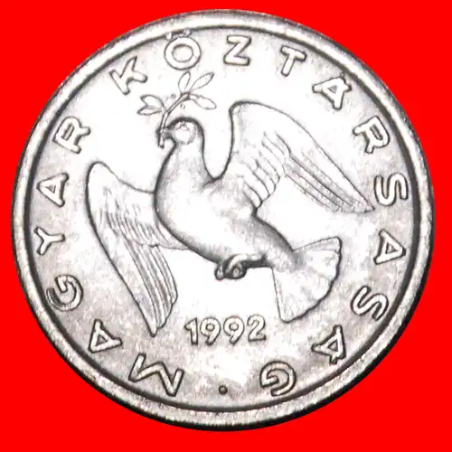 * POSTKOMMUNISTISCHE TAUBE (1990-1996): UNGARN ★ 10 FILLER 1992BP uSTG STEMPELGLANZ! * POST-COMMUNIST DOVE: HUNGARY ★