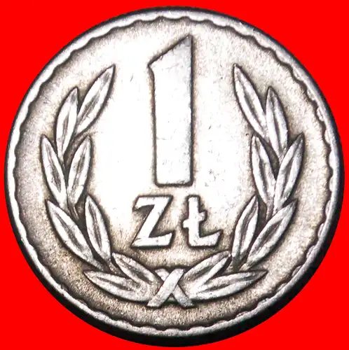 * SOZIALISTISCHE STERNE AUF ADLER (1957-1985): POLEN ★ 1 ZLOTY 1966! STEMPEL I+A!   * SOCIALIST STARS ON EAGLE: POLAND ★DIE I+A!