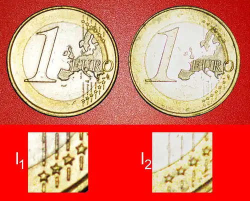 * BEIDE TYPEN: SPANIEN ★ 1 EURO 2017 VZGL STEMPELGLANZ ENTDECKUNG MÜNZEN!  * BOTH TYPES: SPAIN ★ 1 EURO 2017 MINT LUSTRE DISCOVERY COINS!