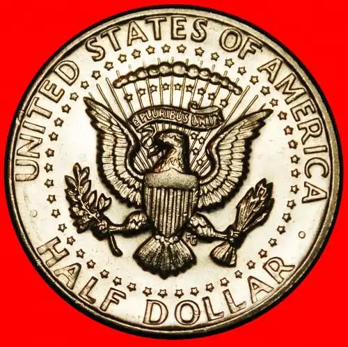 Ⰶ ADLER (1964-2024): USA ★ 1/2 DOLLAR 1971D KENNEDY (1960-1963)! STG STEMPELGLANZ!