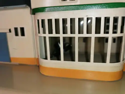 Modell - Eisenbahn Bahnhof Kibri Blech 50iger Jahre sehr selten Blech Spielzeug