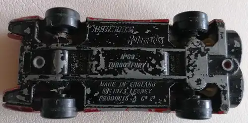 Matchbox Modell Turbo Fury No.69 1973 Superfast Serie