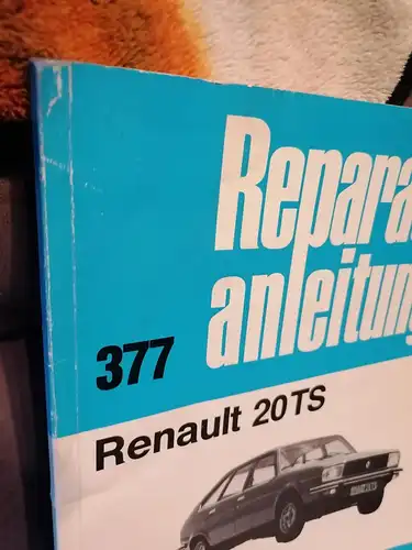 Reparaturanleitung 377, Renault 20TS: Querschnitt durch die Motor-Technik. 