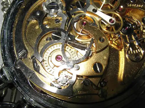 Omega  schlepp  Zeiger ( RETRAPANTE )  große  raschen Uhr  65 mm. 