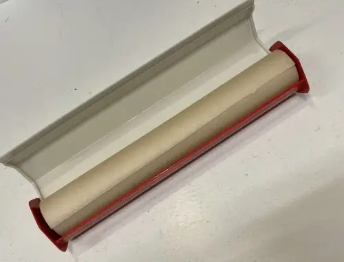 MELITTA Sparautomat Butterbrotpapier mit Papier weiss-rot  50er Klassiker