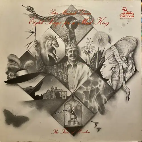 Peter Maxwell Davies - Eight Songs For The Mad King UK/80 RE Rare Vinyl LP ex/vg
