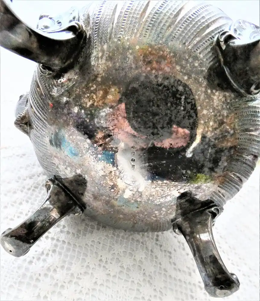 Antike Kaffeekanne - Silber 800 - Gebr. Deyhle Schwäbisch Gmünd 8