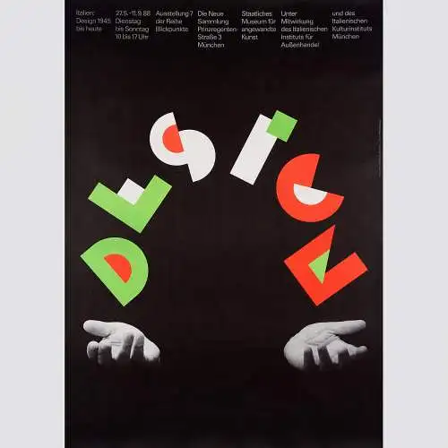 Mendell & Oberer 1988. Italienisches Design, 1945 bis heute.