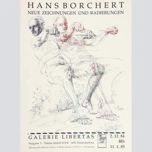 Hans Borchert: Ausstellung Galerie Libertas 1984