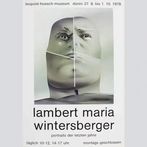 Lambert Maria Wintersberger. Leopold-Hoesch-Museum, Düren 1978